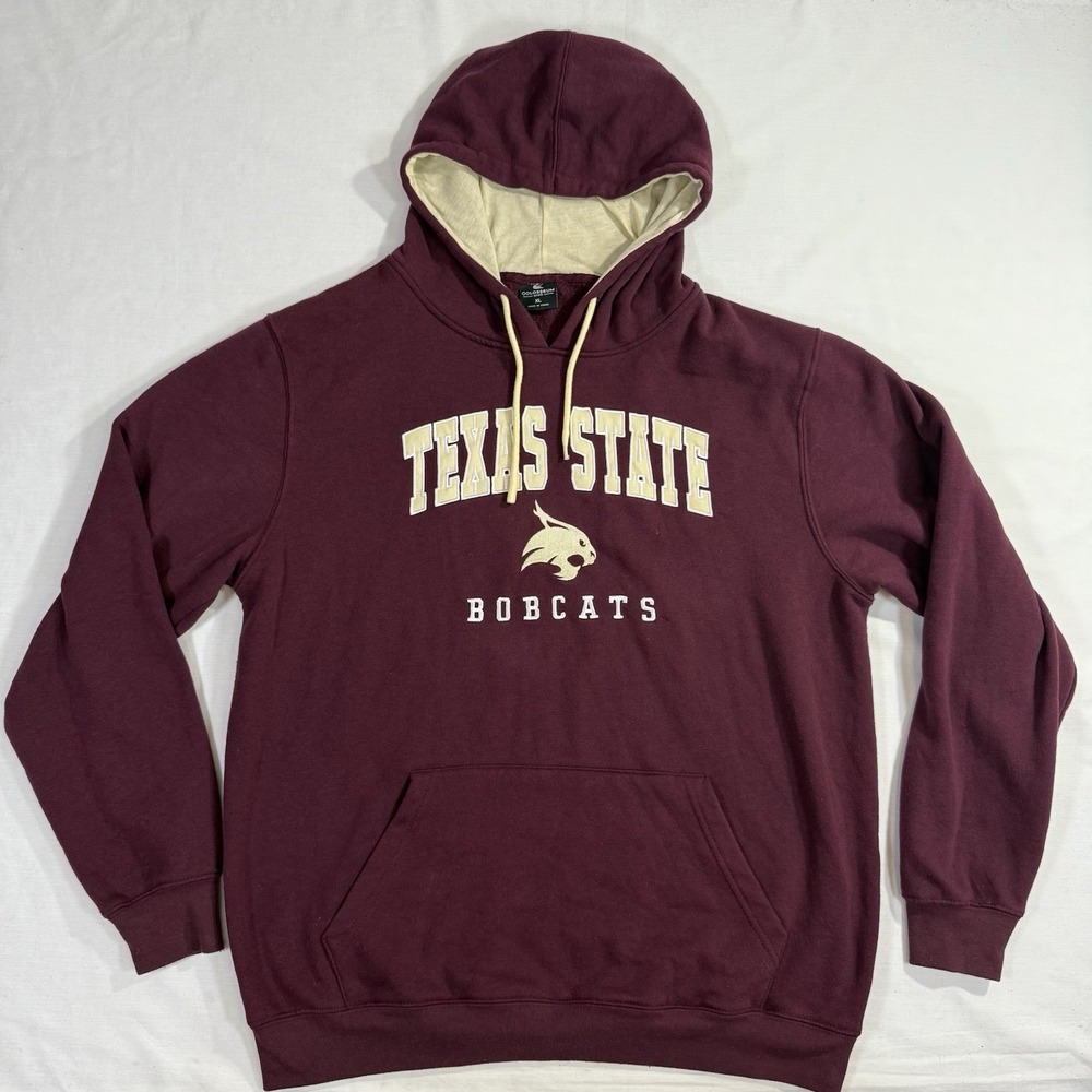 Texas State Bobcats Hoodie Sweatshirt Mens Sz XL Colosseum